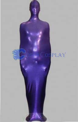 Purple Full Body Zentai Mummy Costume